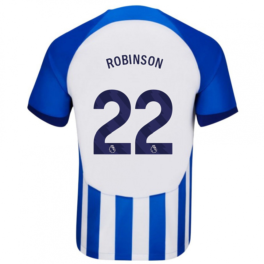 Vaikiškas Katie Robinson #22 Mėlyna Namų Marškinėliai 2023/24 T-Shirt