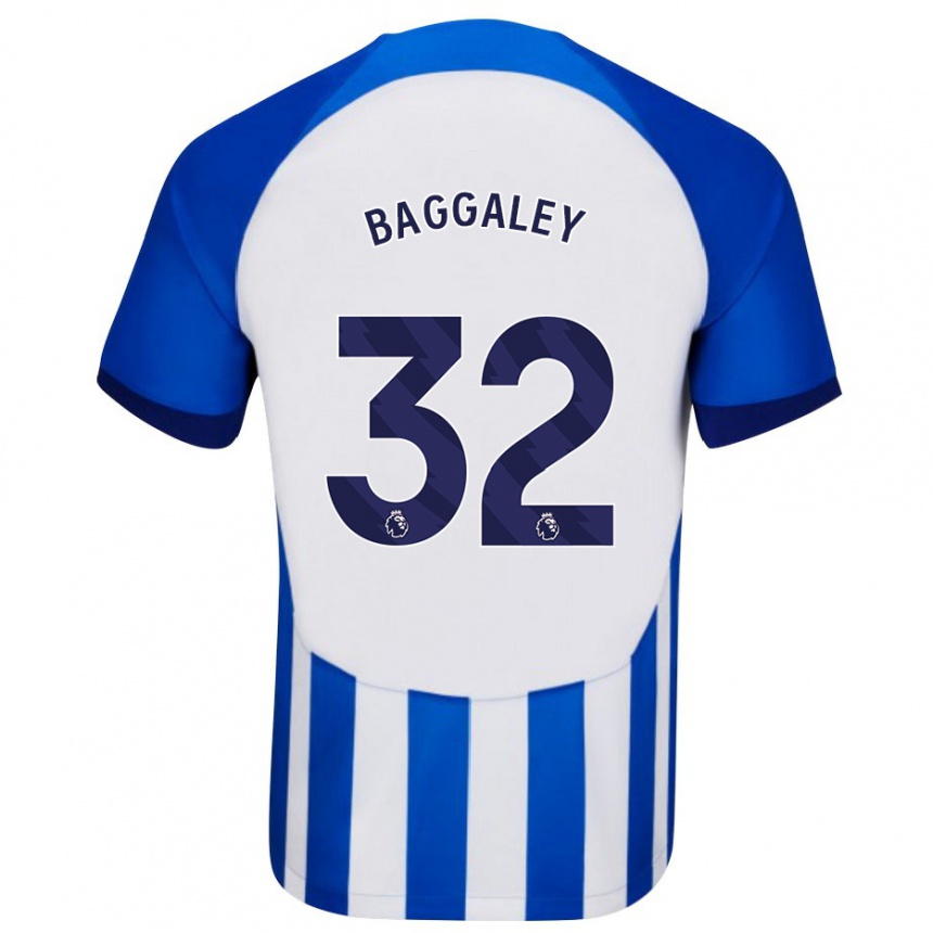 Vaikiškas Sophie Baggaley #32 Mėlyna Namų Marškinėliai 2023/24 T-Shirt