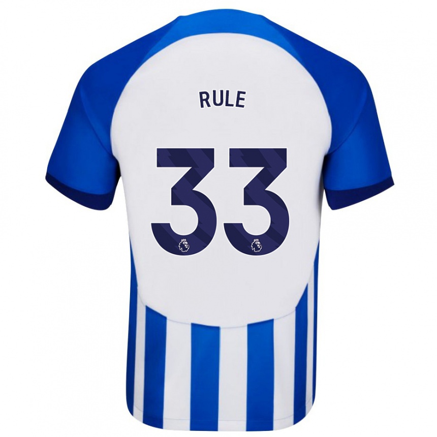 Vaikiškas Charlize Jayde Rule #33 Mėlyna Namų Marškinėliai 2023/24 T-Shirt