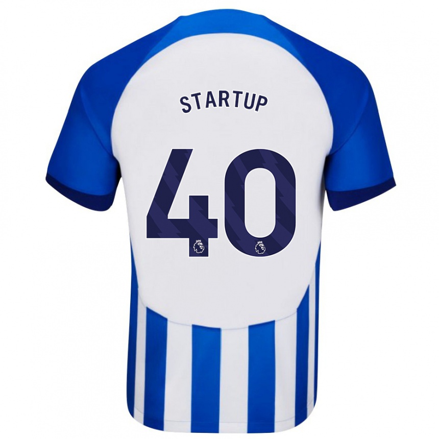 Vaikiškas Katie Startup #40 Mėlyna Namų Marškinėliai 2023/24 T-Shirt