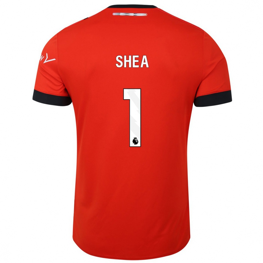 Vaikiškas James Shea #1 Raudona Namų Marškinėliai 2023/24 T-Shirt