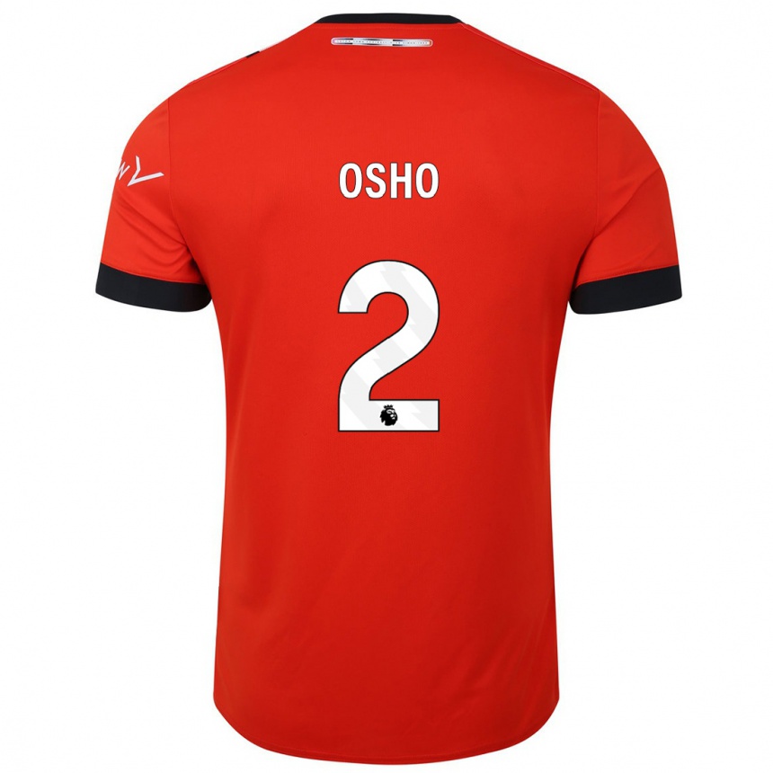 Vaikiškas Gabriel Osho #2 Raudona Namų Marškinėliai 2023/24 T-Shirt