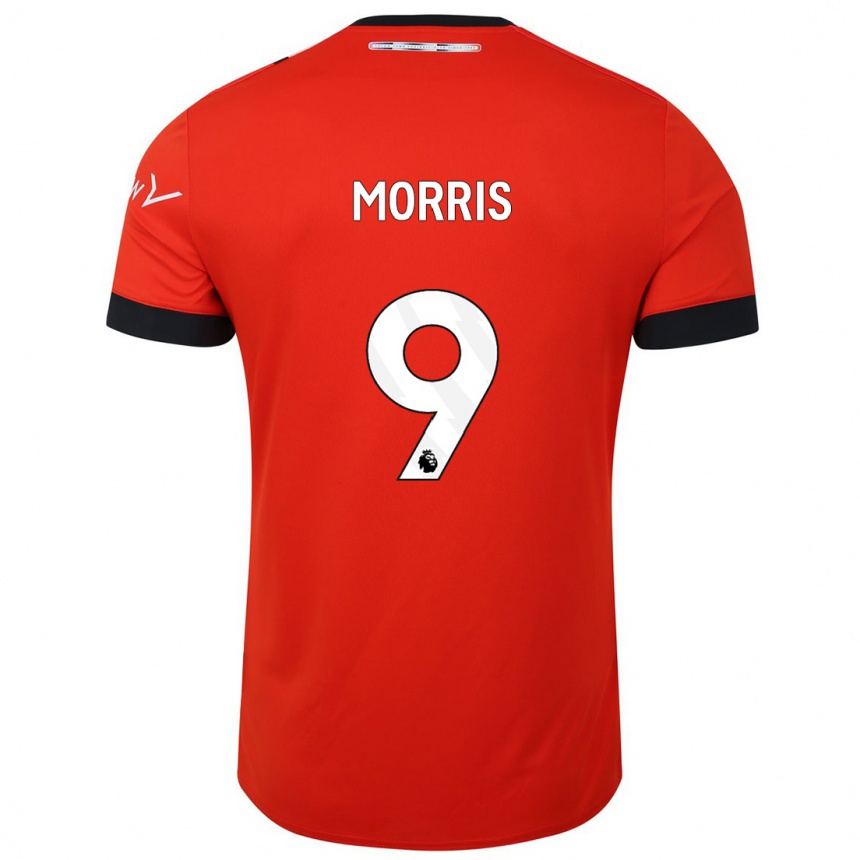 Vaikiškas Carlton Morris #9 Raudona Namų Marškinėliai 2023/24 T-Shirt