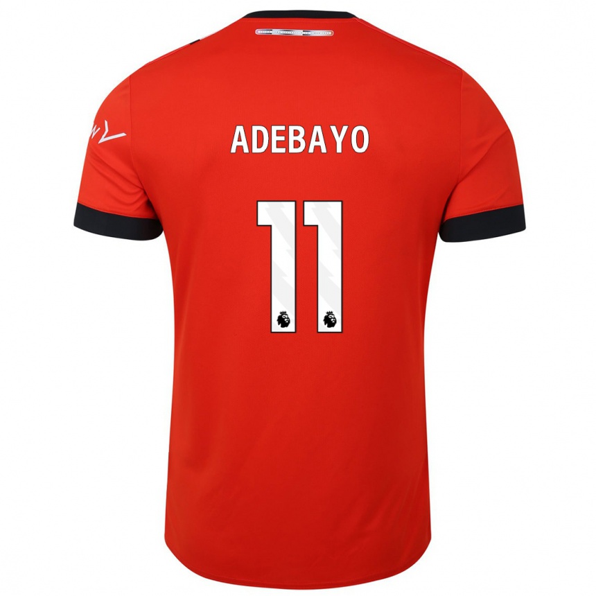 Vaikiškas Elijah Adebayo #11 Raudona Namų Marškinėliai 2023/24 T-Shirt