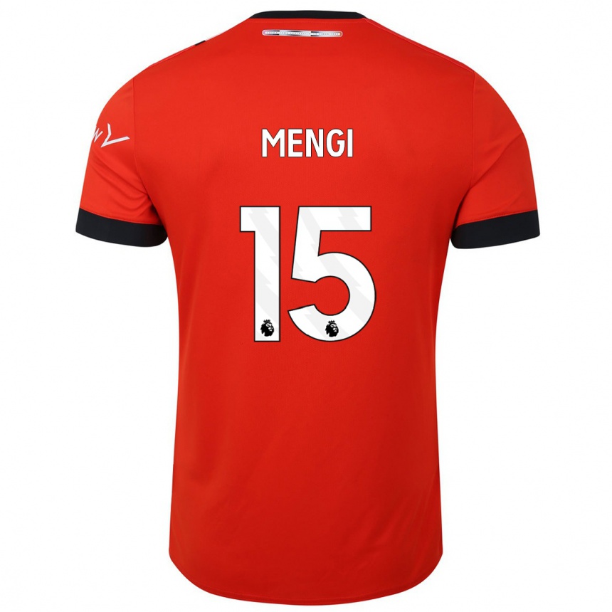 Vaikiškas Teden Mengi #15 Raudona Namų Marškinėliai 2023/24 T-Shirt