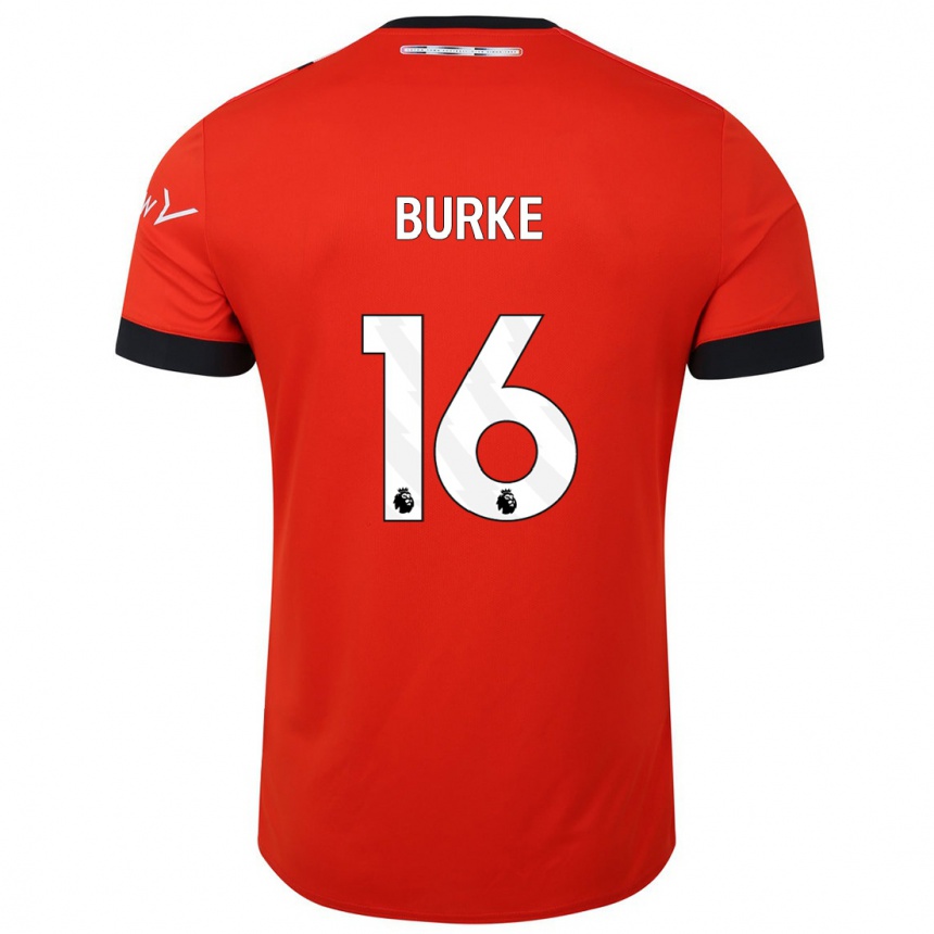 Vaikiškas Reece Burke #16 Raudona Namų Marškinėliai 2023/24 T-Shirt