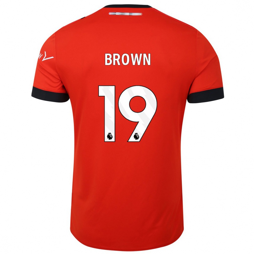 Vaikiškas Jacob Brown #19 Raudona Namų Marškinėliai 2023/24 T-Shirt