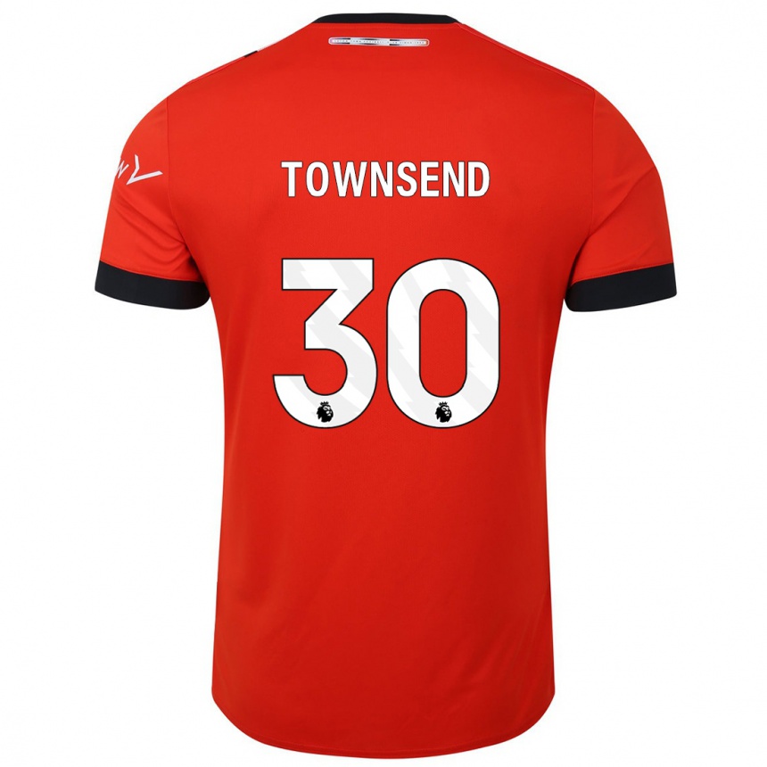 Vaikiškas Andros Townsend #30 Raudona Namų Marškinėliai 2023/24 T-Shirt