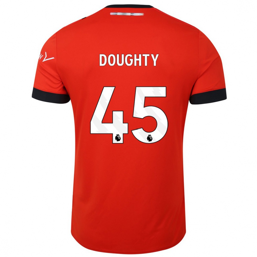 Vaikiškas Alfie Doughty #45 Raudona Namų Marškinėliai 2023/24 T-Shirt