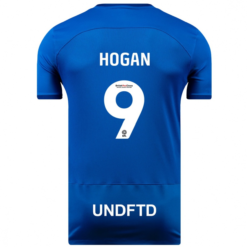 Vaikiškas Scott Hogan #9 Mėlyna Namų Marškinėliai 2023/24 T-Shirt