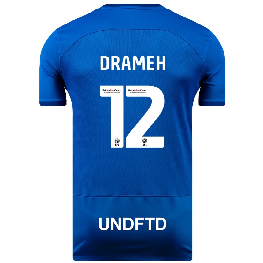 Vaikiškas Cody Drameh #12 Mėlyna Namų Marškinėliai 2023/24 T-Shirt