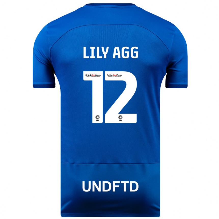 Vaikiškas Lily Agg #12 Mėlyna Namų Marškinėliai 2023/24 T-Shirt