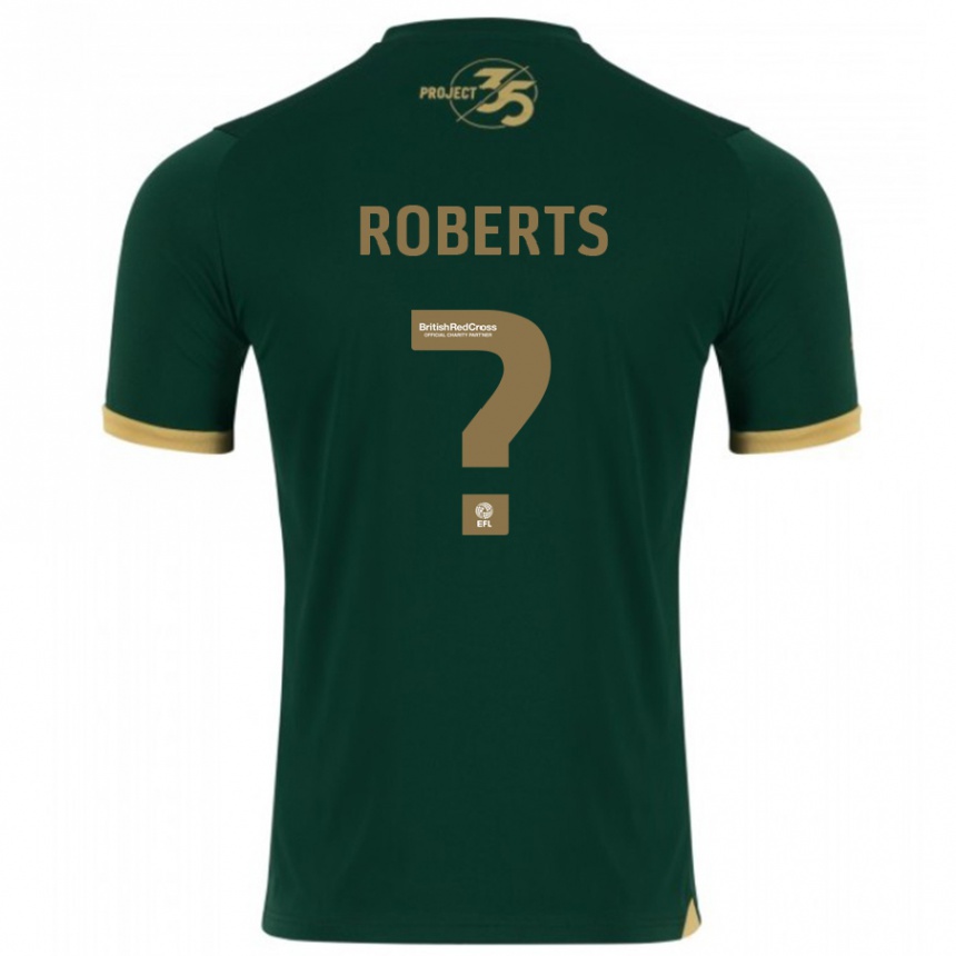 Vaikiškas Caleb Roberts #0 Žalias Namų Marškinėliai 2023/24 T-Shirt