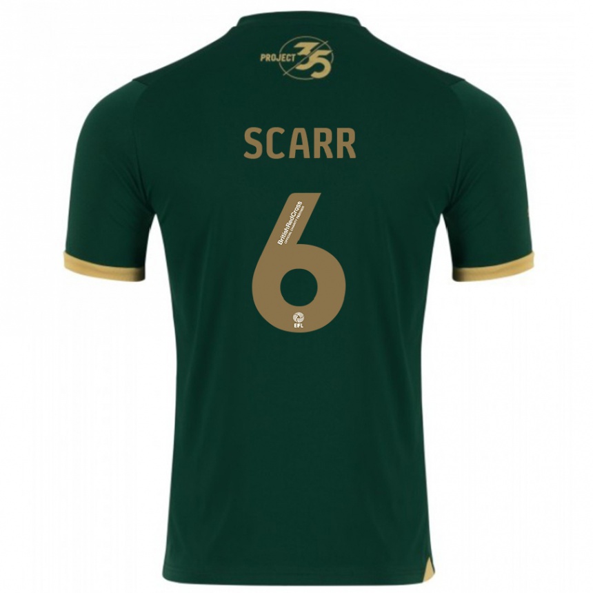 Vaikiškas Dan Scarr #6 Žalias Namų Marškinėliai 2023/24 T-Shirt