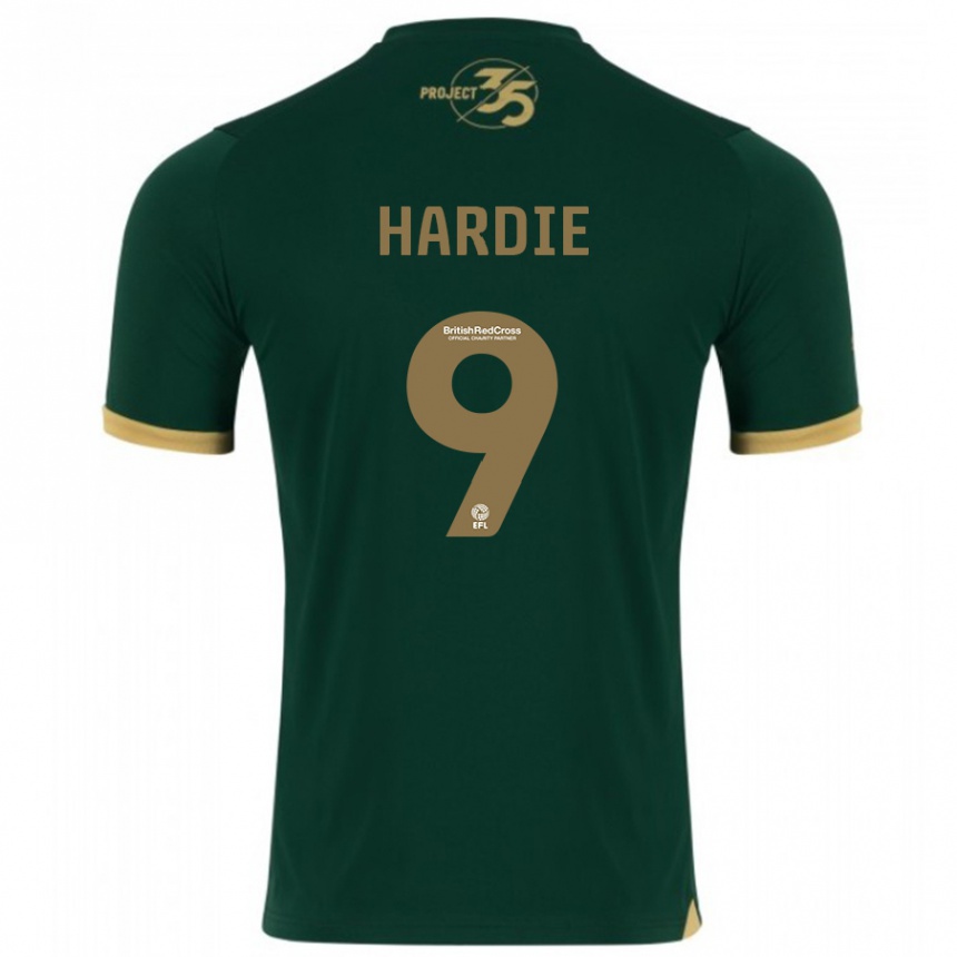 Vaikiškas Ryan Hardie #9 Žalias Namų Marškinėliai 2023/24 T-Shirt