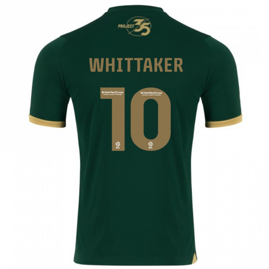 Vaikiškas Morgan Whittaker #10 Žalias Namų Marškinėliai 2023/24 T-Shirt