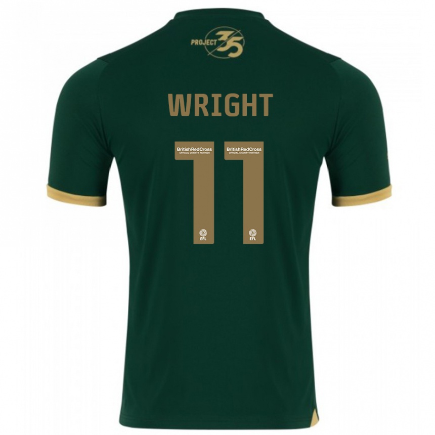 Vaikiškas Callum Wright #11 Žalias Namų Marškinėliai 2023/24 T-Shirt