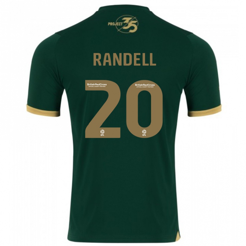 Vaikiškas Adam Randell #20 Žalias Namų Marškinėliai 2023/24 T-Shirt