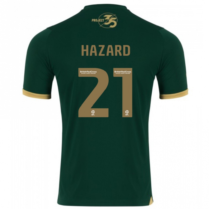 Vaikiškas Conor Hazard #21 Žalias Namų Marškinėliai 2023/24 T-Shirt