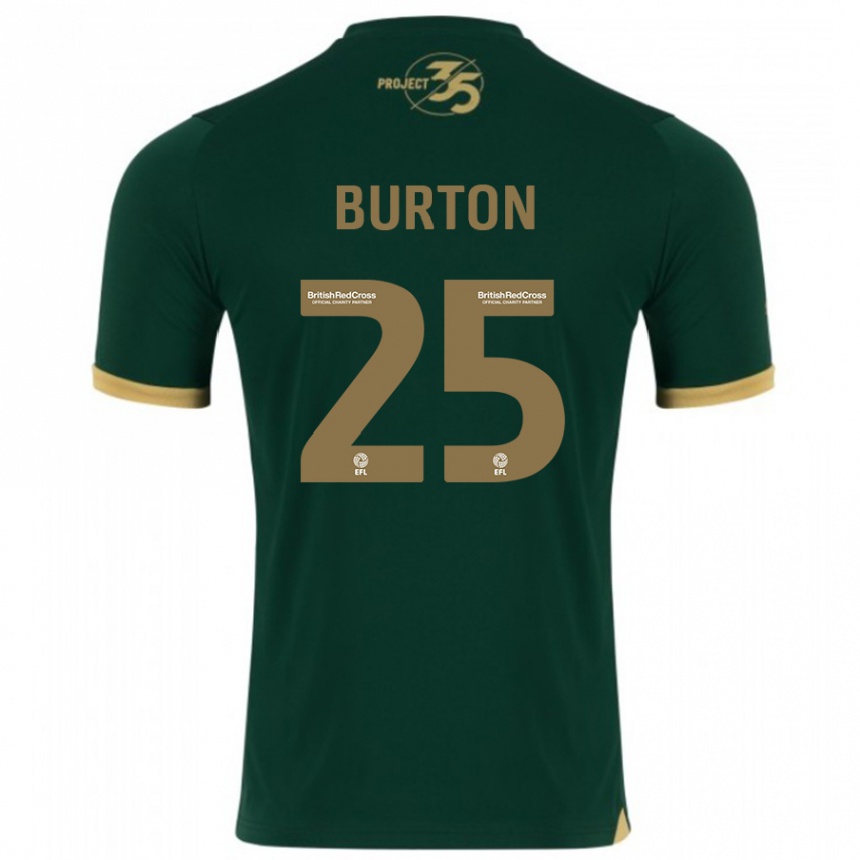 Vaikiškas Callum Burton #25 Žalias Namų Marškinėliai 2023/24 T-Shirt