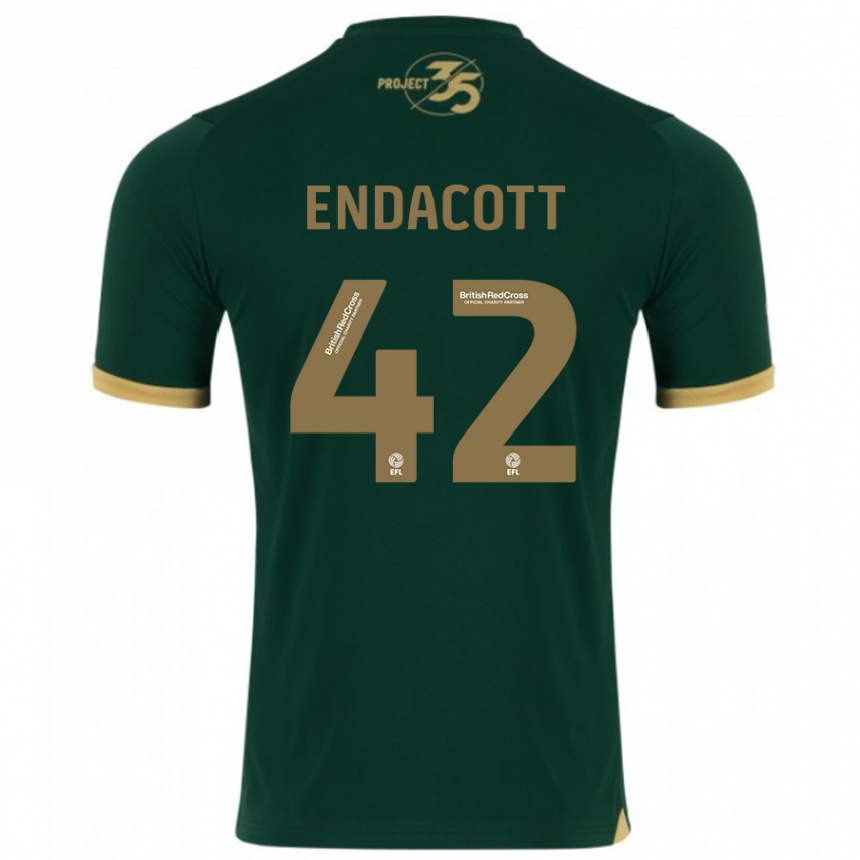 Vaikiškas Jack Endacott #42 Žalias Namų Marškinėliai 2023/24 T-Shirt