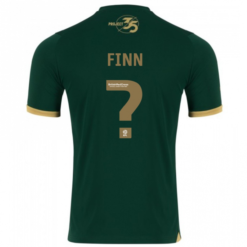 Vaikiškas Tegan Finn #0 Žalias Namų Marškinėliai 2023/24 T-Shirt