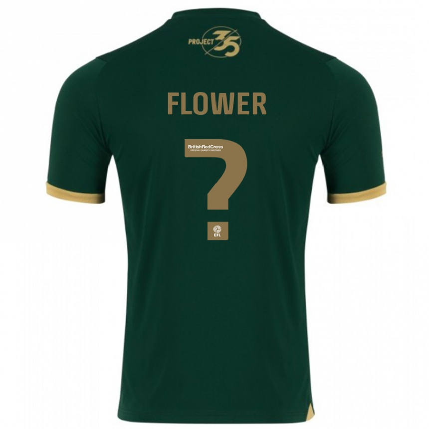 Vaikiškas Jack Flower #0 Žalias Namų Marškinėliai 2023/24 T-Shirt