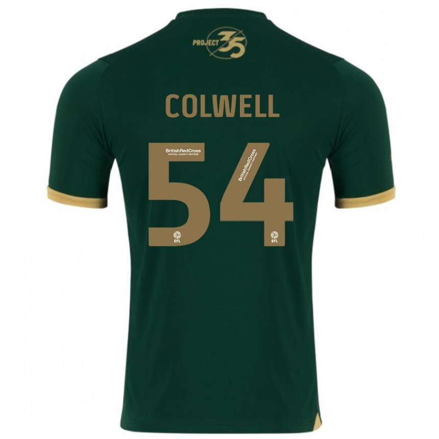 Vaikiškas Lewis Colwell #54 Žalias Namų Marškinėliai 2023/24 T-Shirt