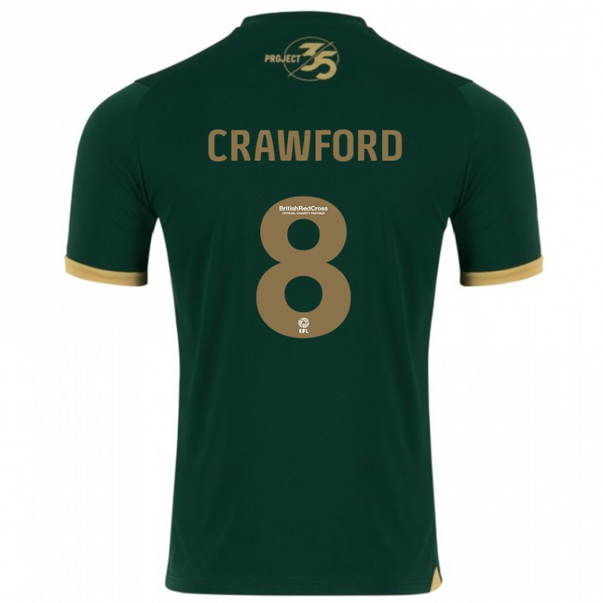 Vaikiškas Imy Crawford #8 Žalias Namų Marškinėliai 2023/24 T-Shirt