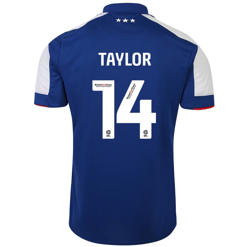 Vaikiškas Jack Taylor #14 Mėlyna Namų Marškinėliai 2023/24 T-Shirt