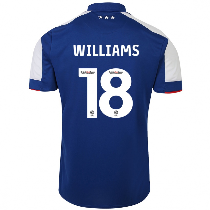 Vaikiškas Brandon Williams #18 Mėlyna Namų Marškinėliai 2023/24 T-Shirt