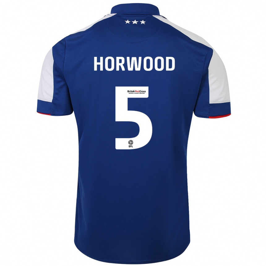 Vaikiškas Bonnie Horwood #5 Mėlyna Namų Marškinėliai 2023/24 T-Shirt