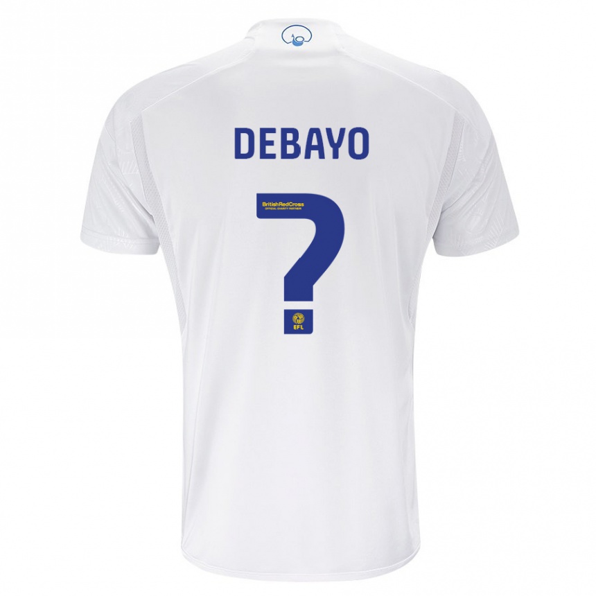 Vaikiškas James Debayo #0 Baltas Namų Marškinėliai 2023/24 T-Shirt