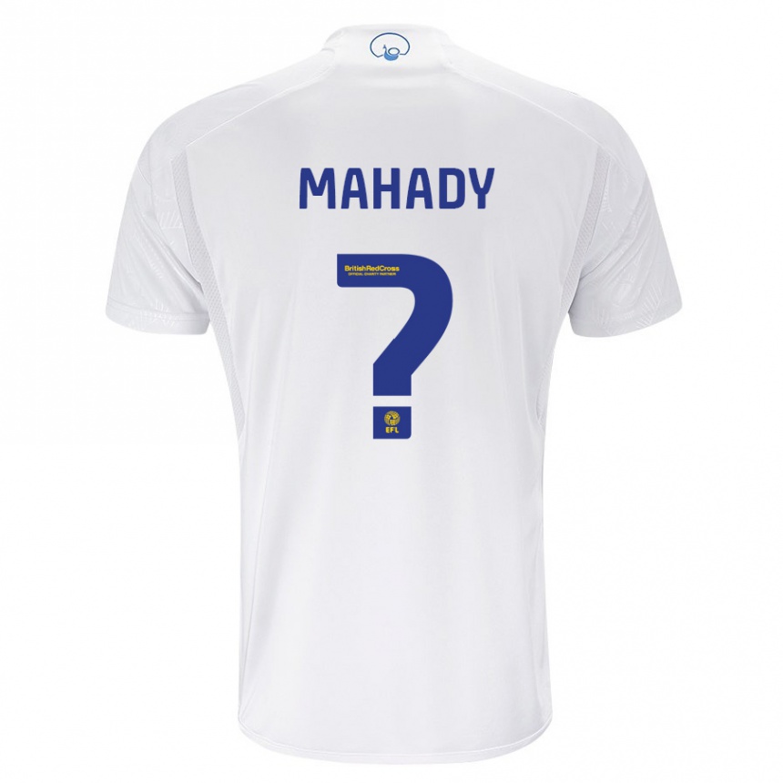 Vaikiškas Rory Mahady #0 Baltas Namų Marškinėliai 2023/24 T-Shirt