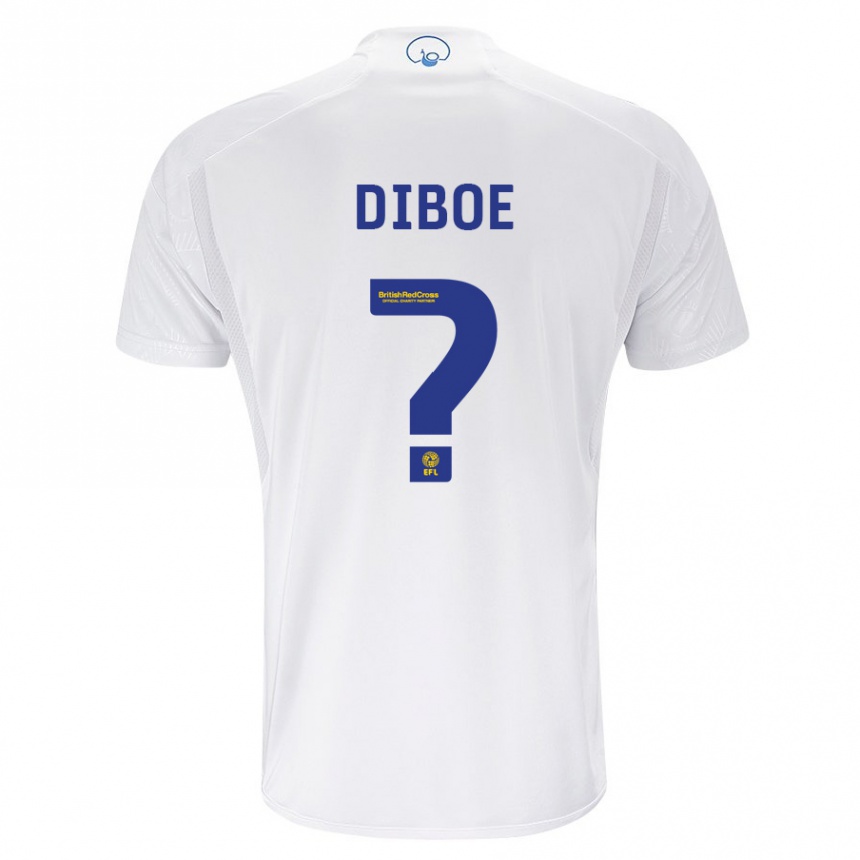 Vaikiškas Cuba Diboe #0 Baltas Namų Marškinėliai 2023/24 T-Shirt