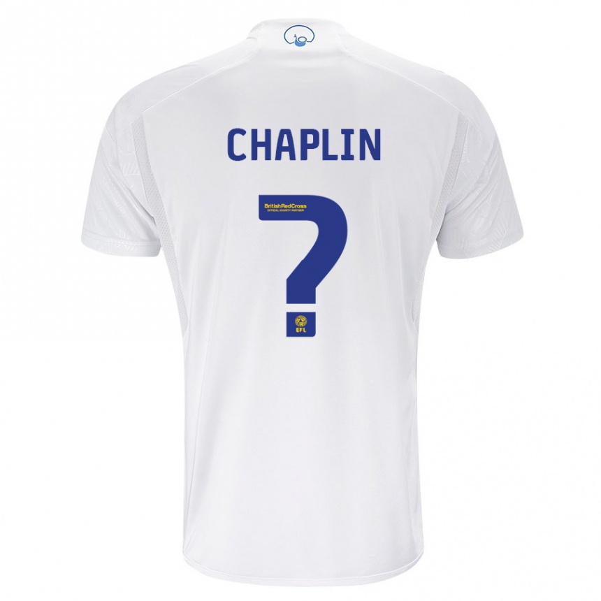 Vaikiškas Rhys Chadwick-Chaplin #0 Baltas Namų Marškinėliai 2023/24 T-Shirt