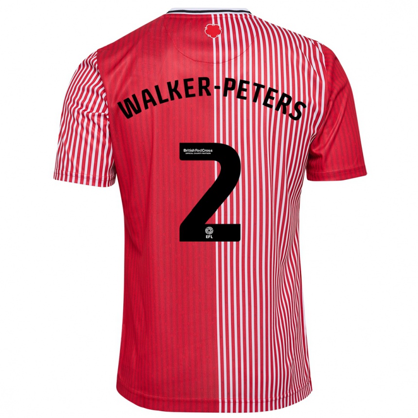 Vaikiškas Kyle Walker-Peters #2 Raudona Namų Marškinėliai 2023/24 T-Shirt