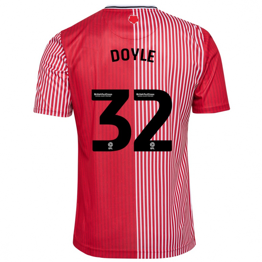 Vaikiškas Kamari Doyle #32 Raudona Namų Marškinėliai 2023/24 T-Shirt