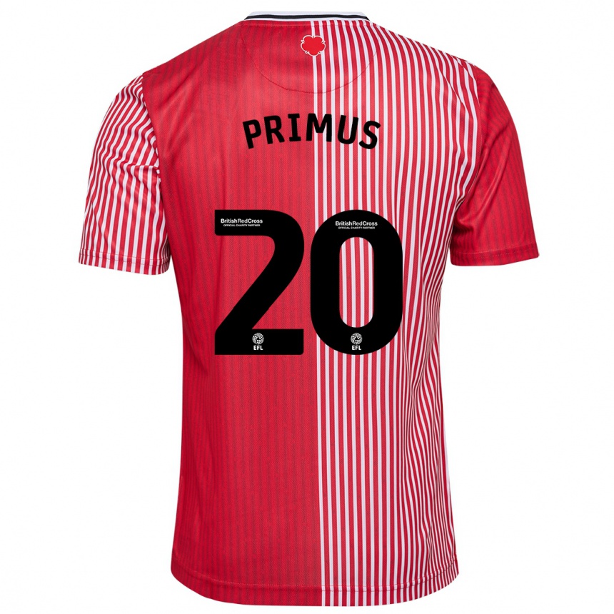 Vaikiškas Atlanta Primus #20 Raudona Namų Marškinėliai 2023/24 T-Shirt