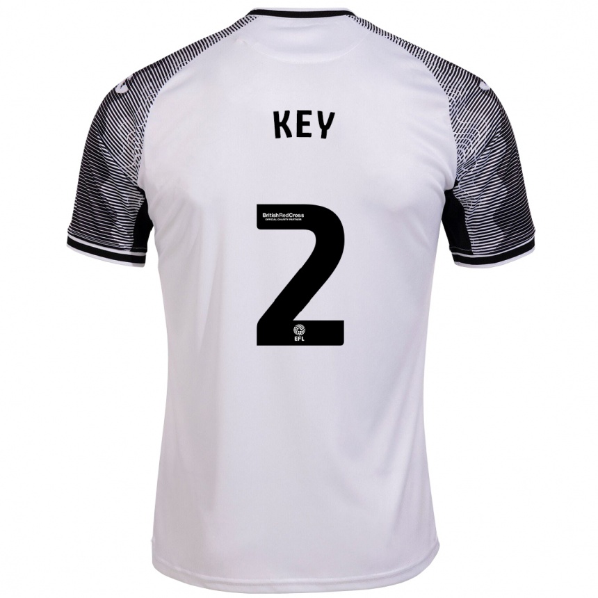 Vaikiškas Josh Key #2 Baltas Namų Marškinėliai 2023/24 T-Shirt