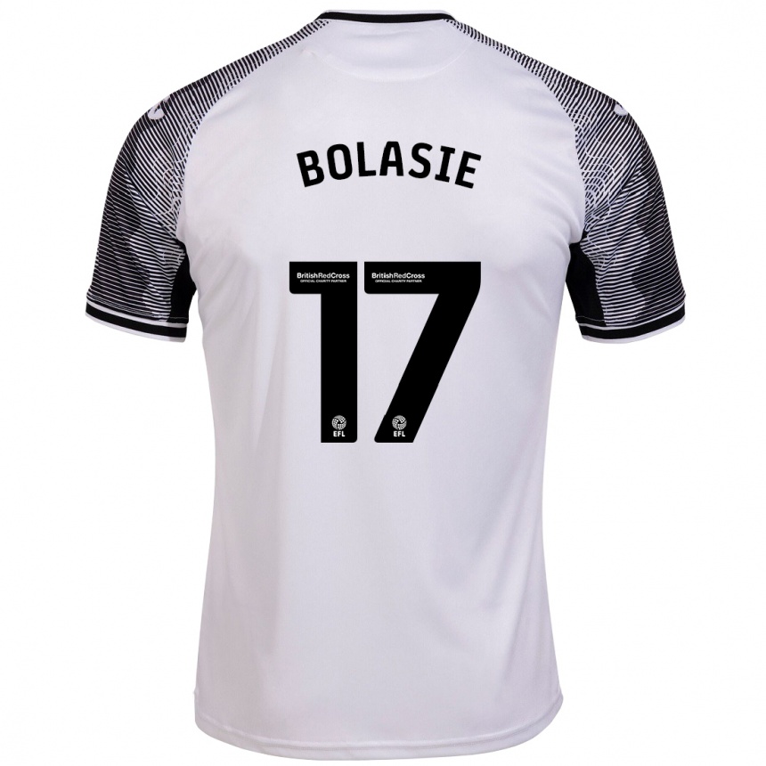 Vaikiškas Yannick Bolasie #17 Baltas Namų Marškinėliai 2023/24 T-Shirt