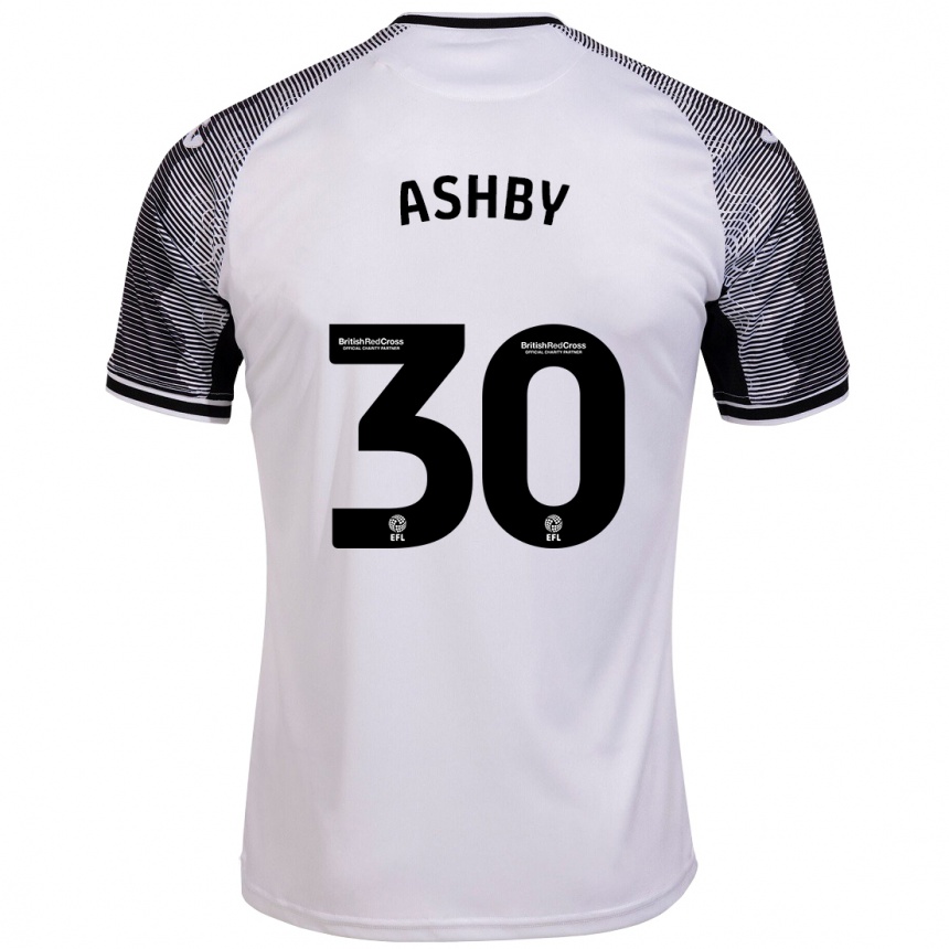 Vaikiškas Harrison Ashby #30 Baltas Namų Marškinėliai 2023/24 T-Shirt