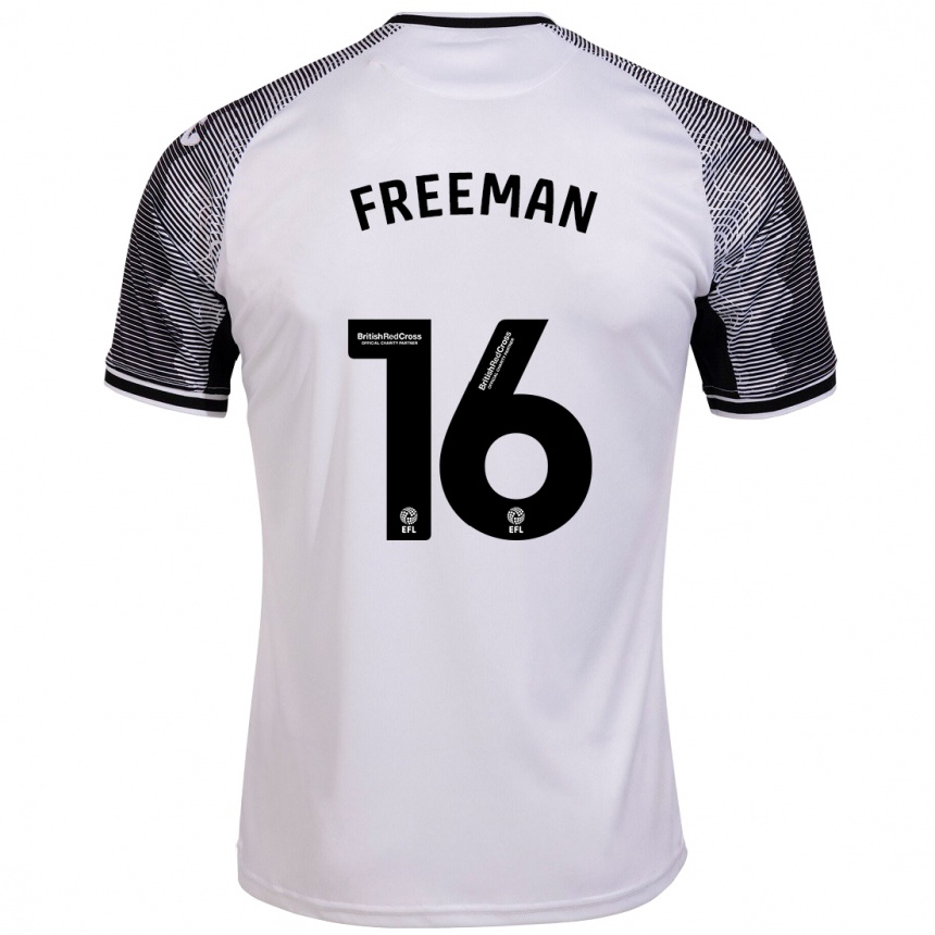 Vaikiškas Emily Freeman #16 Baltas Namų Marškinėliai 2023/24 T-Shirt