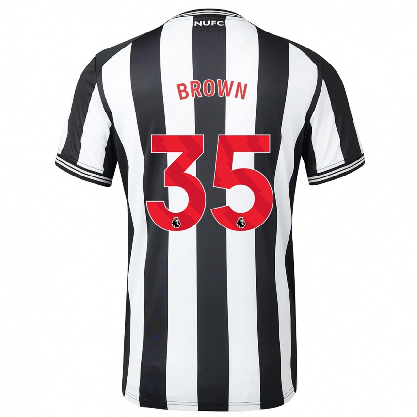 Vaikiškas Will Brown #35 Juoda Balta Namų Marškinėliai 2023/24 T-Shirt