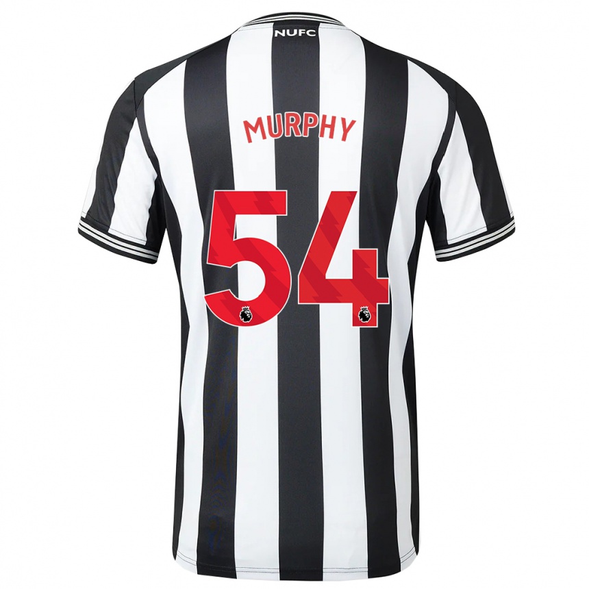 Vaikiškas Alex Murphy #54 Juoda Balta Namų Marškinėliai 2023/24 T-Shirt