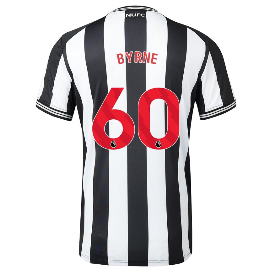 Vaikiškas Reece Byrne #60 Juoda Balta Namų Marškinėliai 2023/24 T-Shirt