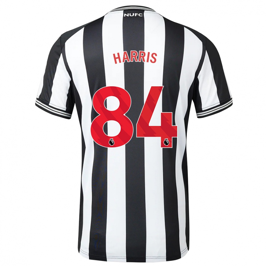 Vaikiškas Aidan Harris #84 Juoda Balta Namų Marškinėliai 2023/24 T-Shirt