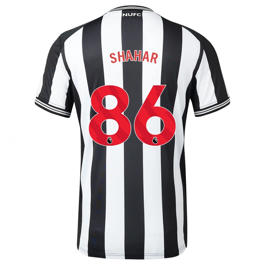 Vaikiškas Leo Shahar #86 Juoda Balta Namų Marškinėliai 2023/24 T-Shirt