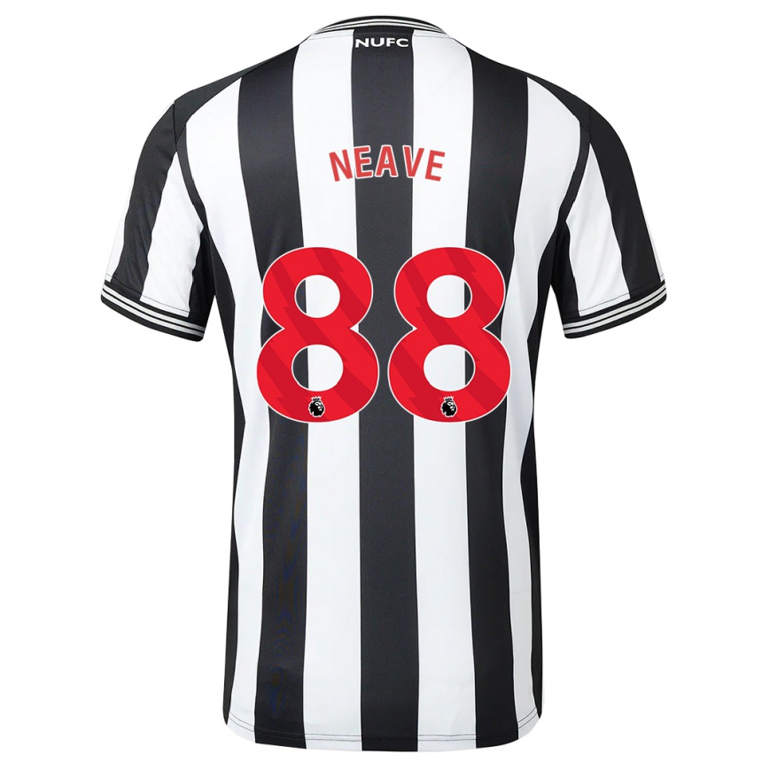 Vaikiškas Sean Neave #88 Juoda Balta Namų Marškinėliai 2023/24 T-Shirt