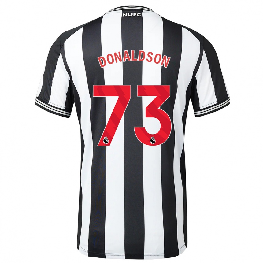 Vaikiškas Josh Donaldson #73 Juoda Balta Namų Marškinėliai 2023/24 T-Shirt